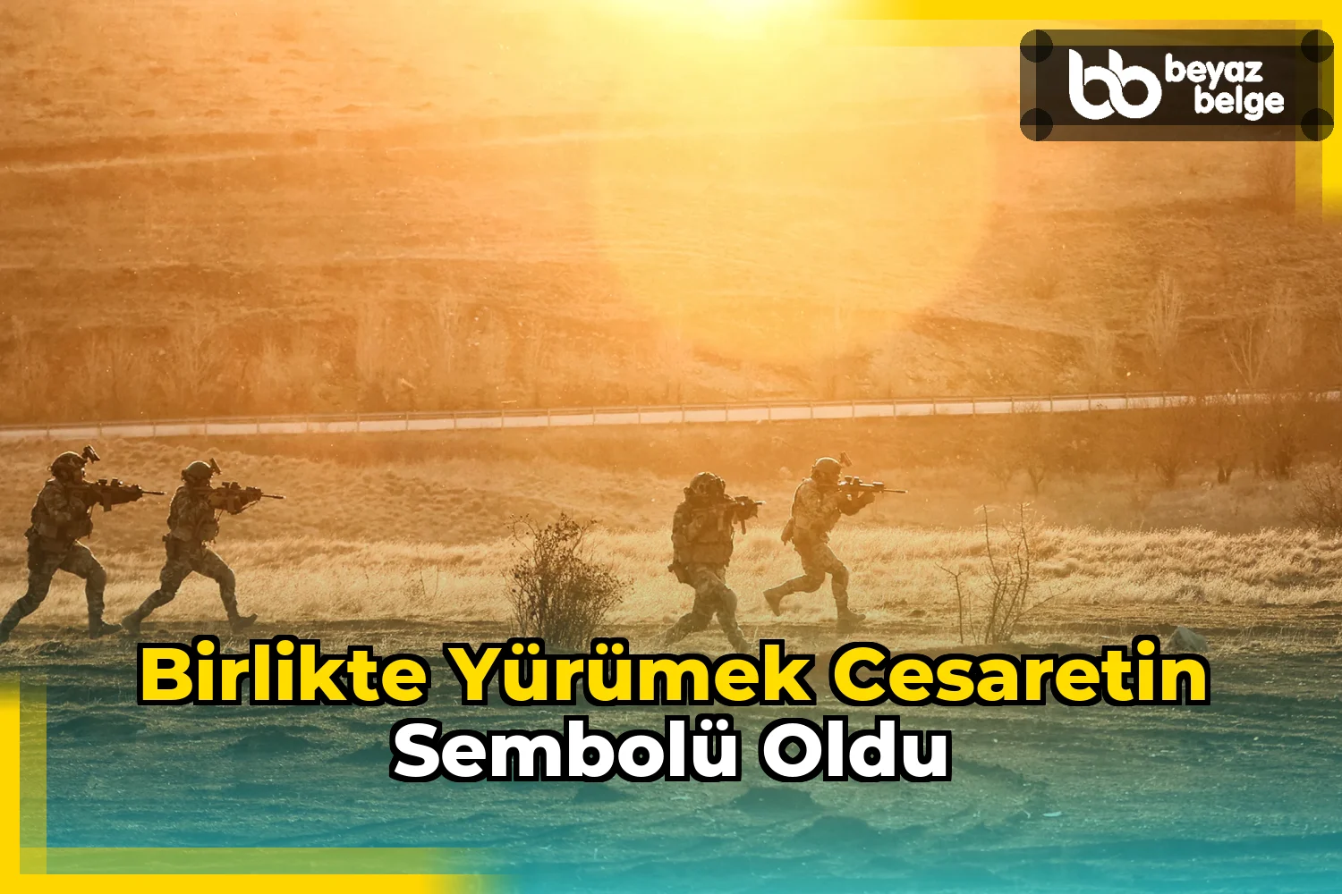 Birlikte yürümek cesaretin sembolü oldu