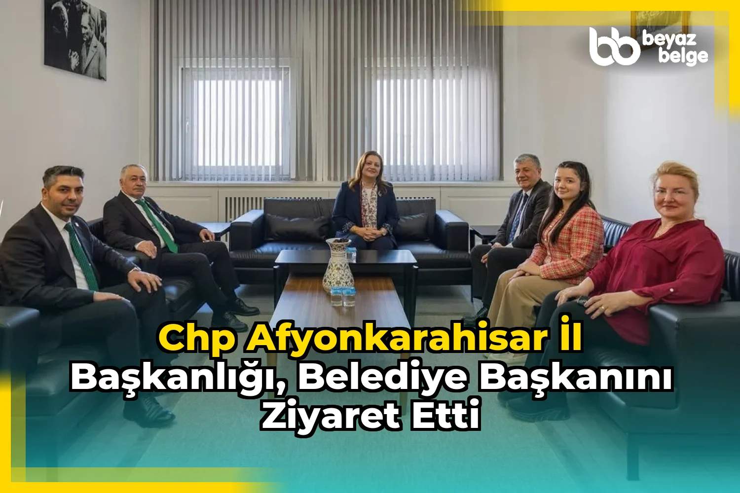 CHP Afyonkarahisar İl Başkanlığı, Belediye Başkanını Ziyaret Etti