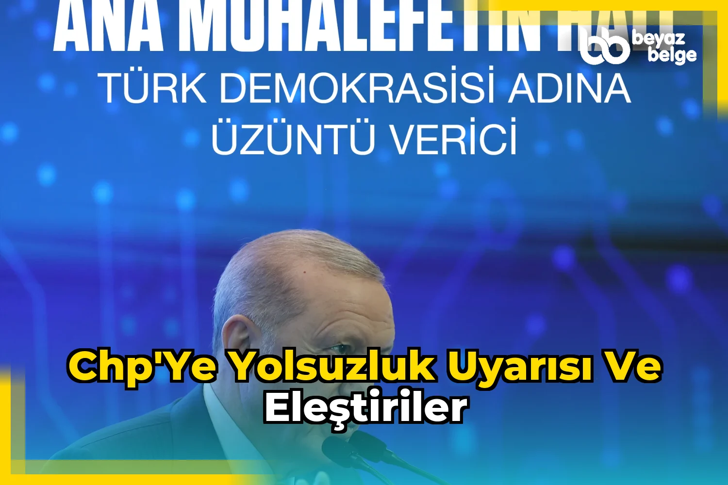 CHP'ye yolsuzluk uyarısı ve eleştiriler
