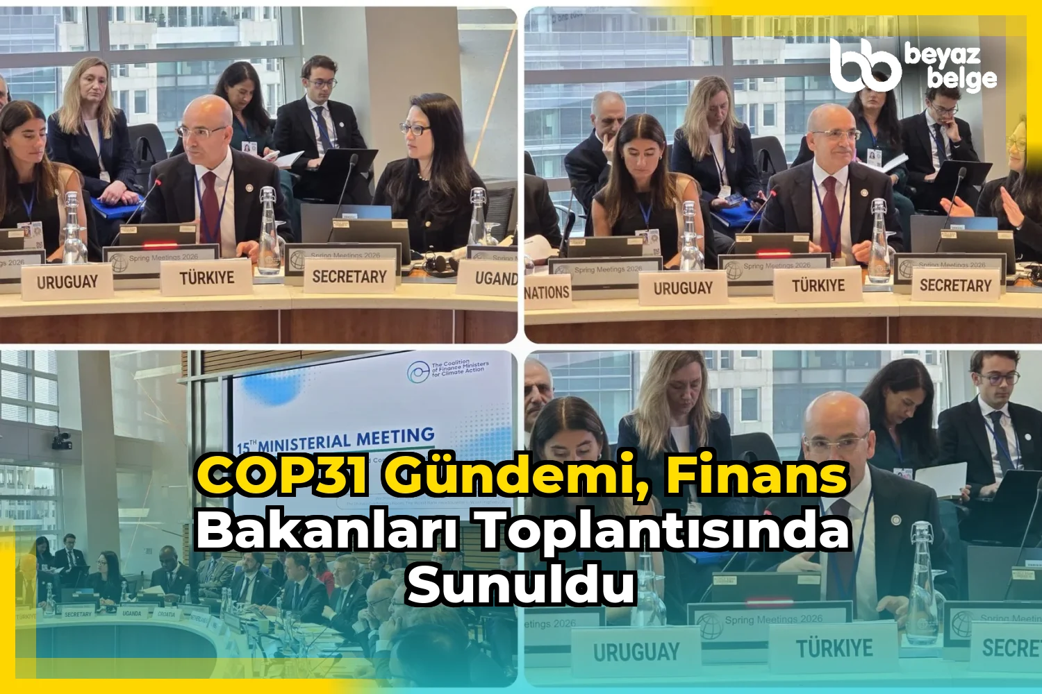 COP31 gündemi, finans bakanları toplantısında sunuldu