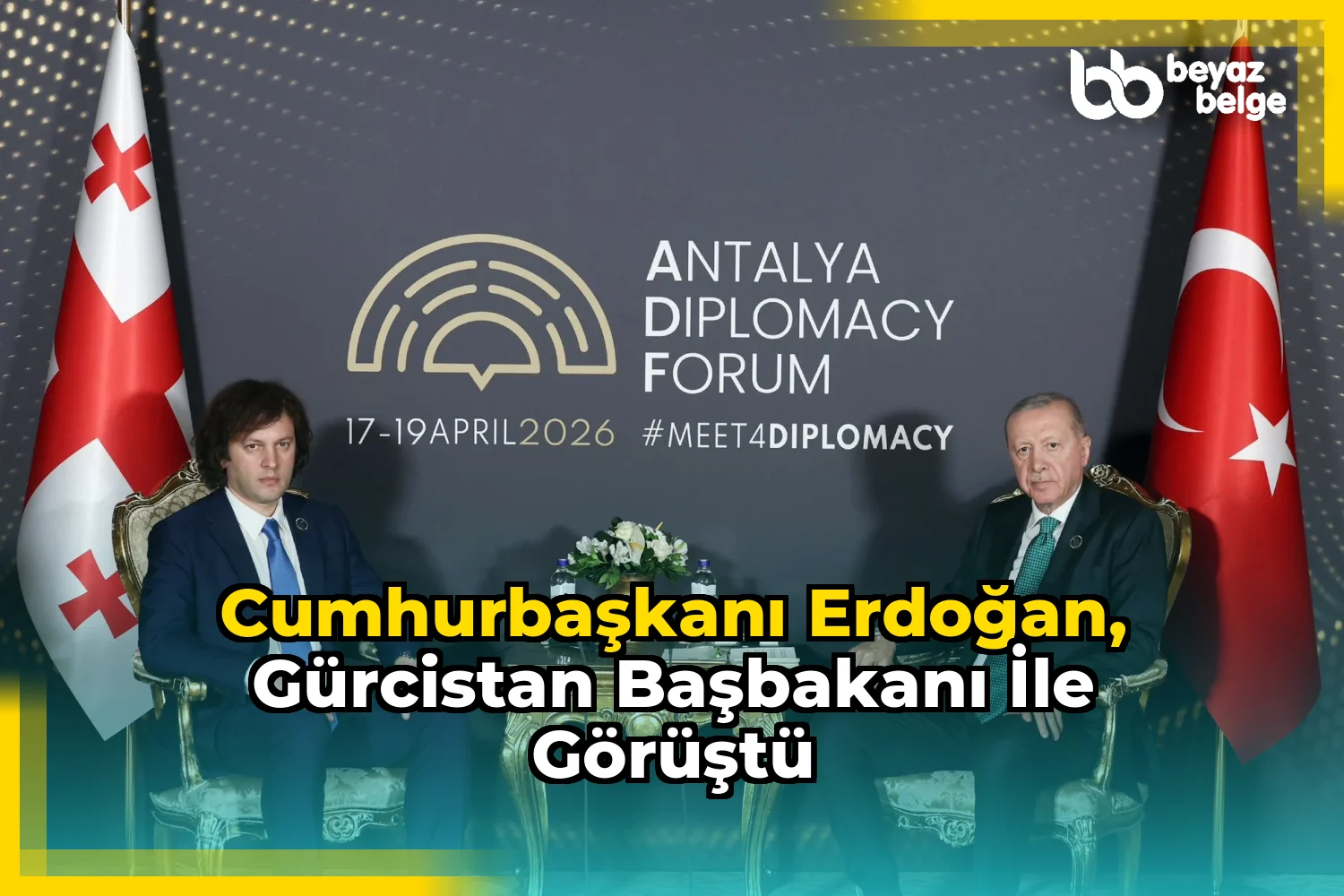 Cumhurbaşkanı Erdoğan, Gürcistan Başbakanı ile görüştü