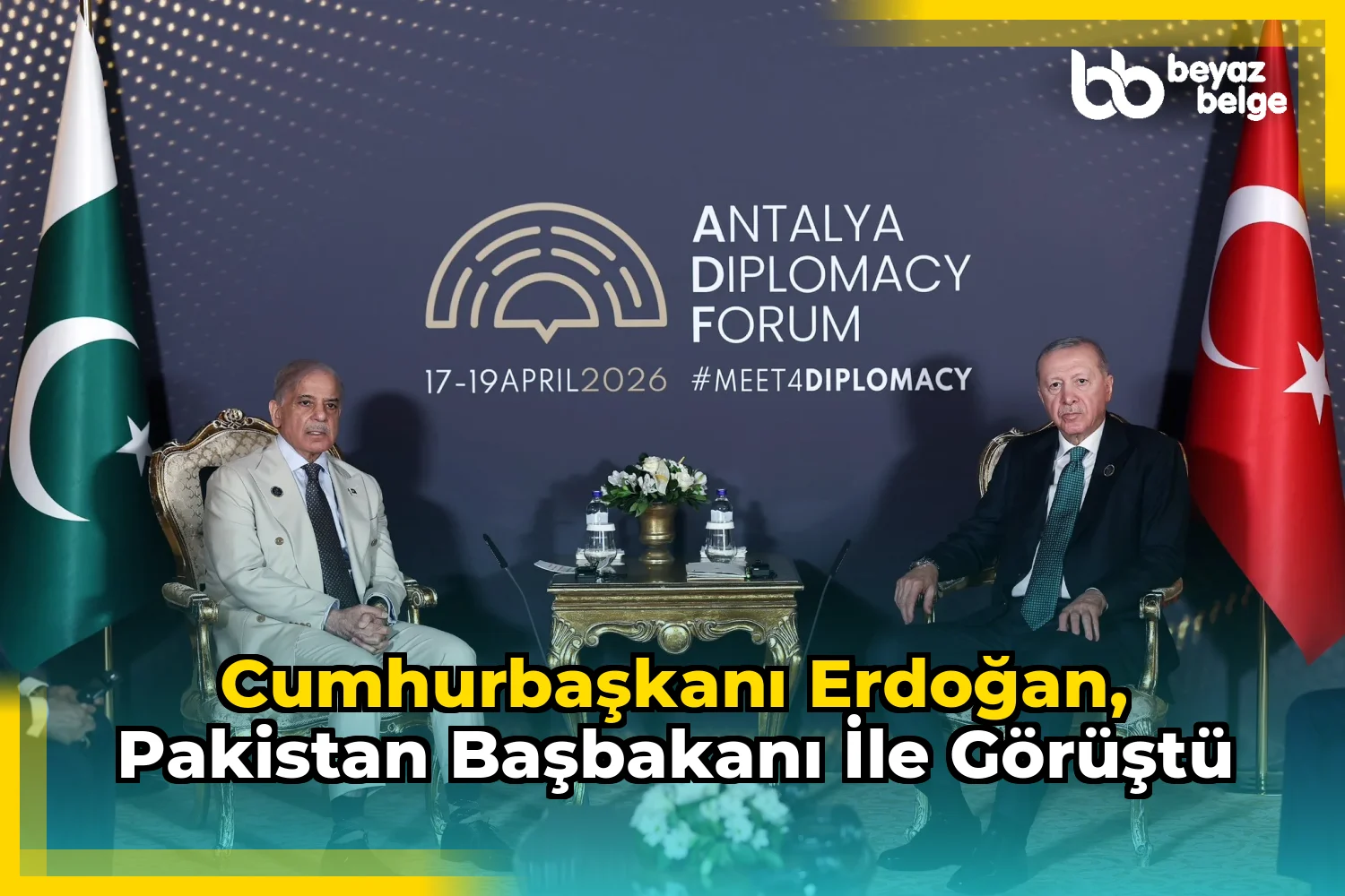 Cumhurbaşkanı Erdoğan, Pakistan Başbakanı ile görüştü