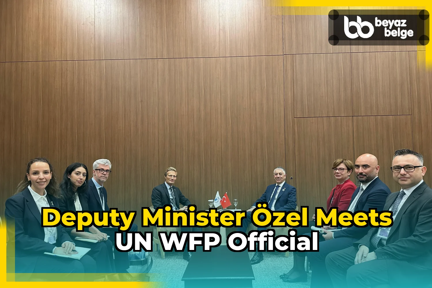Deputy Minister Özel meets UN WFP official