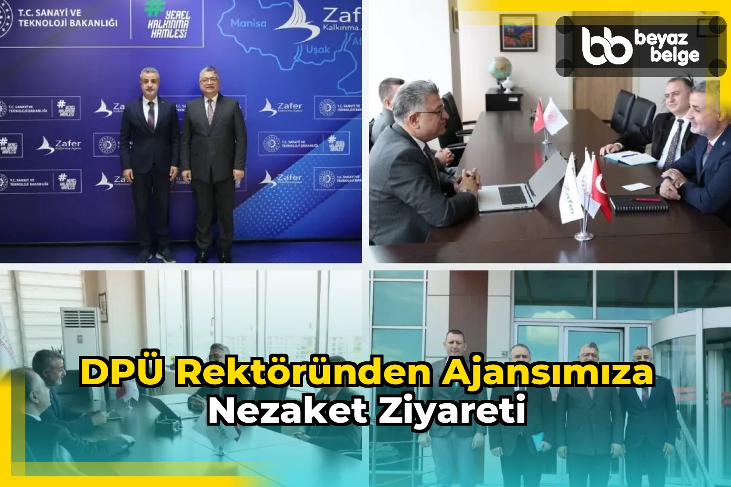DPÜ Rektöründen Ajansımıza Nezaket Ziyareti