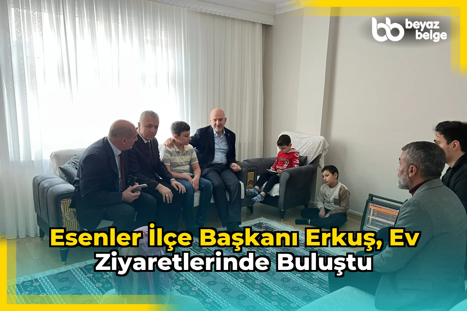Esenler İlçe Başkanı Erkuş, ev ziyaretlerinde buluştu
