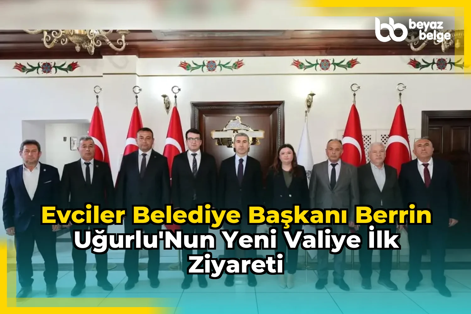 Evciler Belediye Başkanı Berrin Uğurlu'nun Yeni Valiye İlk Ziyareti