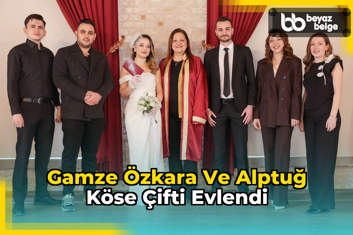 Gamze Özkara ve Alptuğ Köse Çifti Evlendi