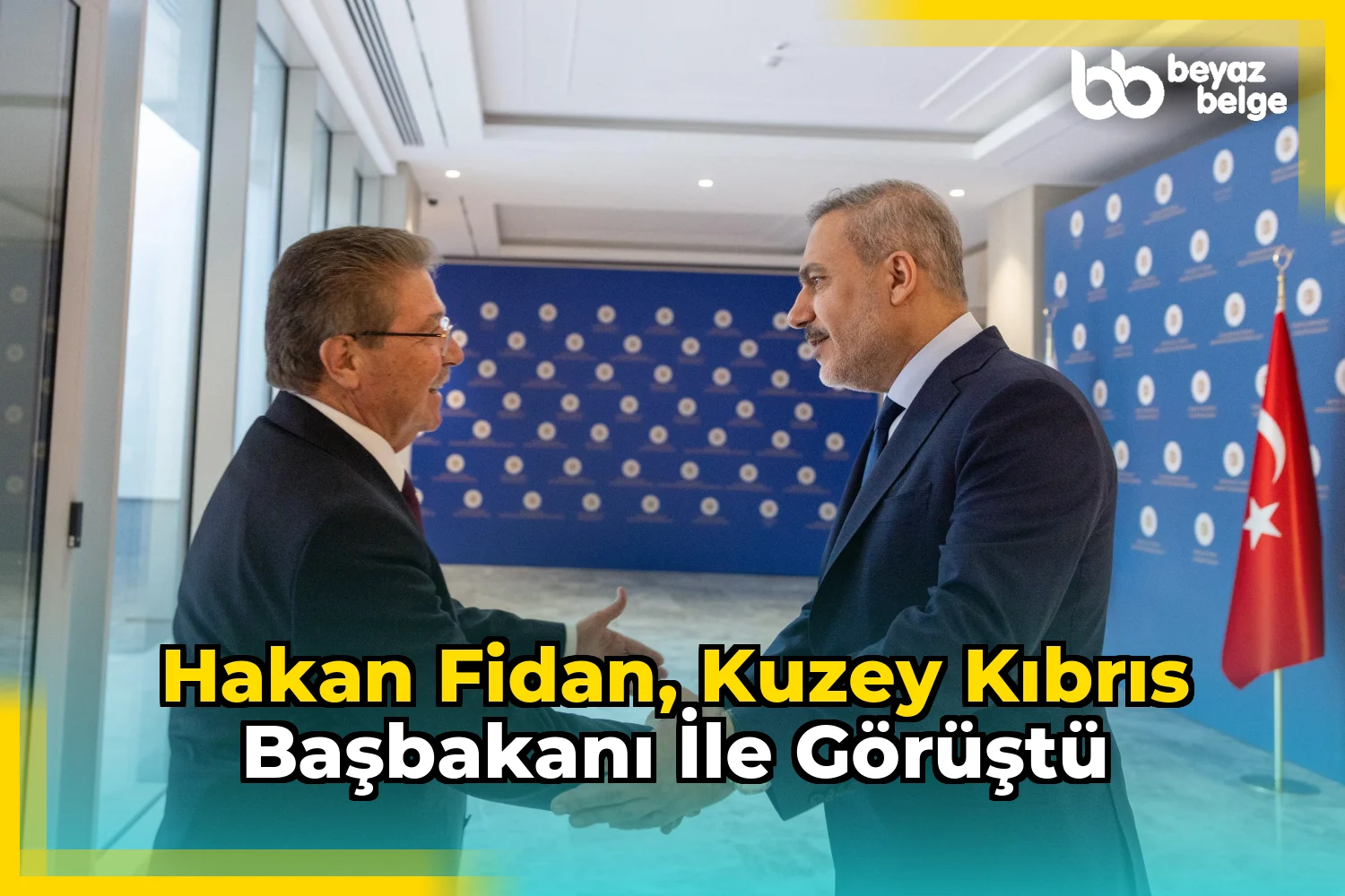 Hakan Fidan, Kuzey Kıbrıs Başbakanı ile Görüştü