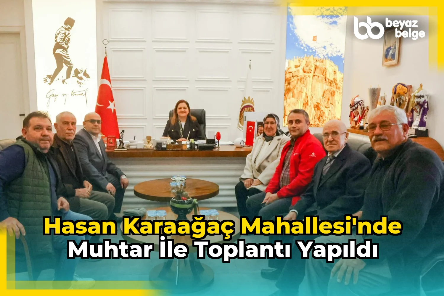 Hasan Karaağaç Mahallesi'nde Muhtar ile Toplantı Yapıldı