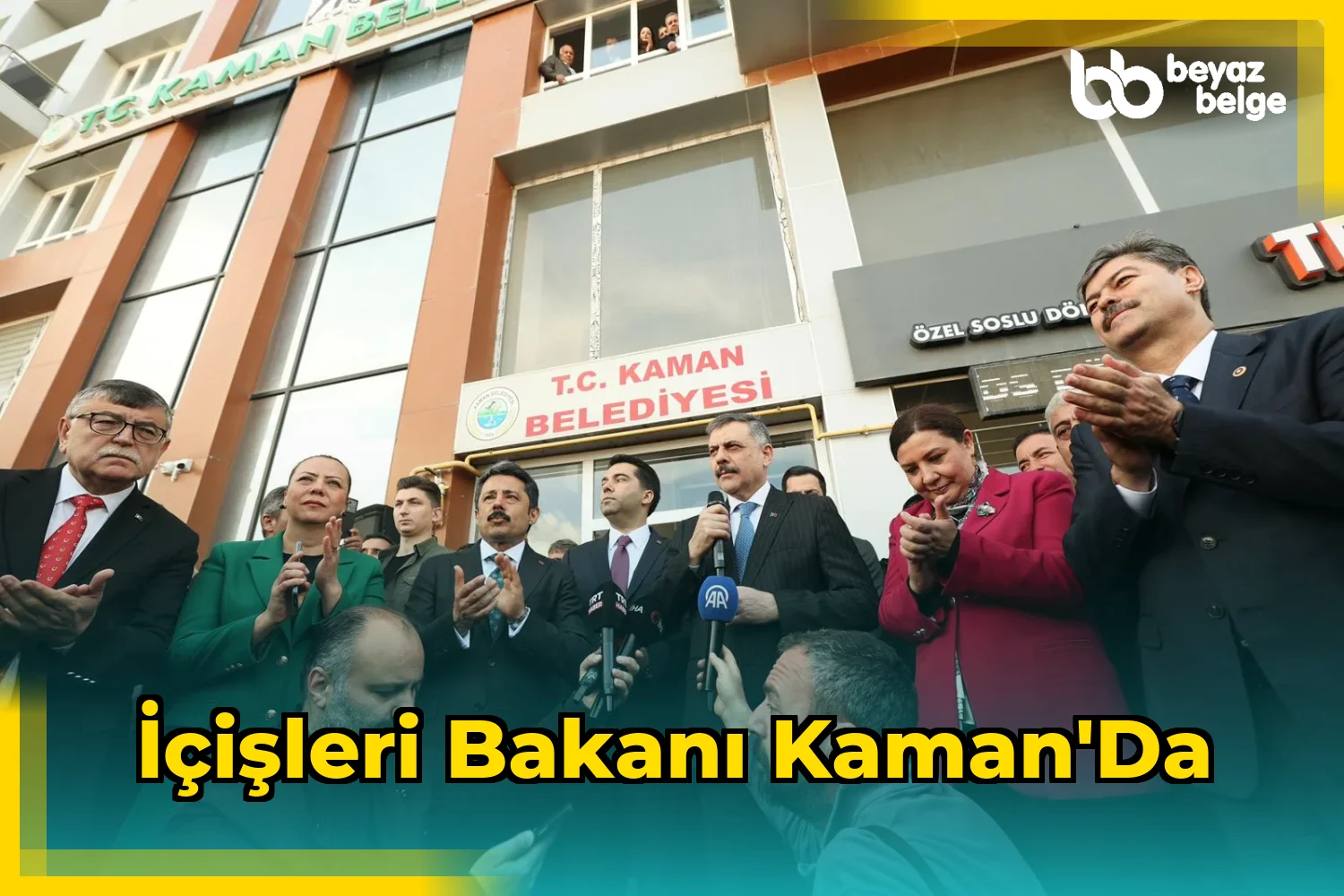 İçişleri Bakanı Kaman'da