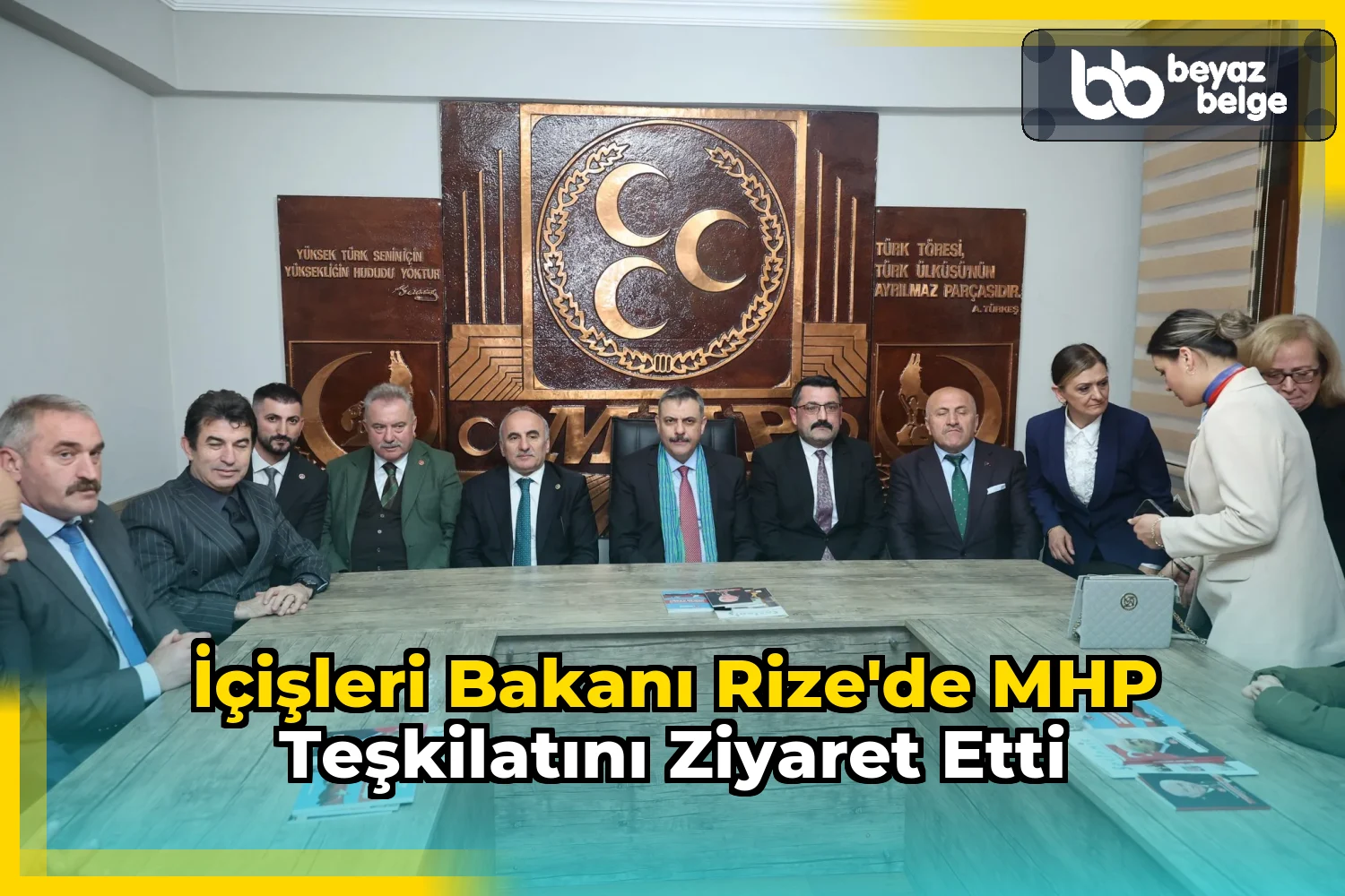 İçişleri Bakanı Rize'de MHP Teşkilatını Ziyaret Etti