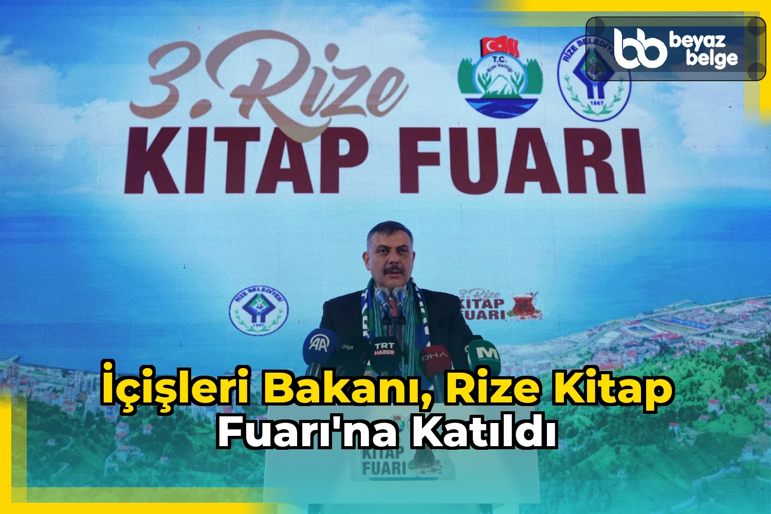 İçişleri Bakanı, Rize Kitap Fuarı'na katıldı