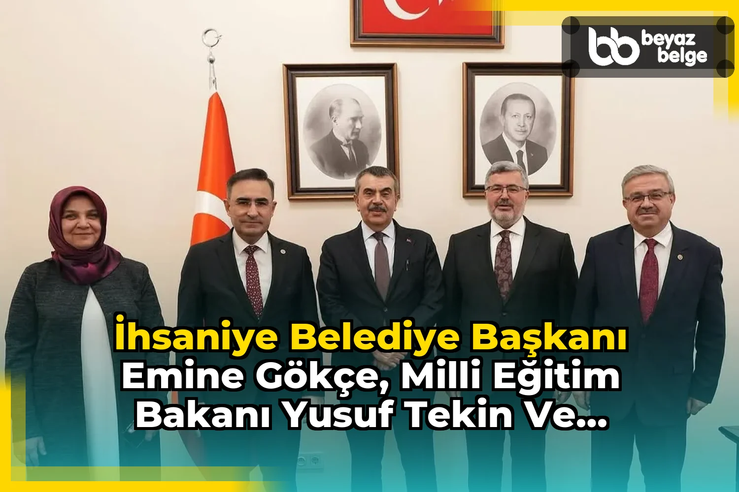 İhsaniye Belediye Başkanı Emine Gökçe, Milli Eğitim Bakanı Yusuf Tekin ve Milletvekillerini Ziyaret Etti