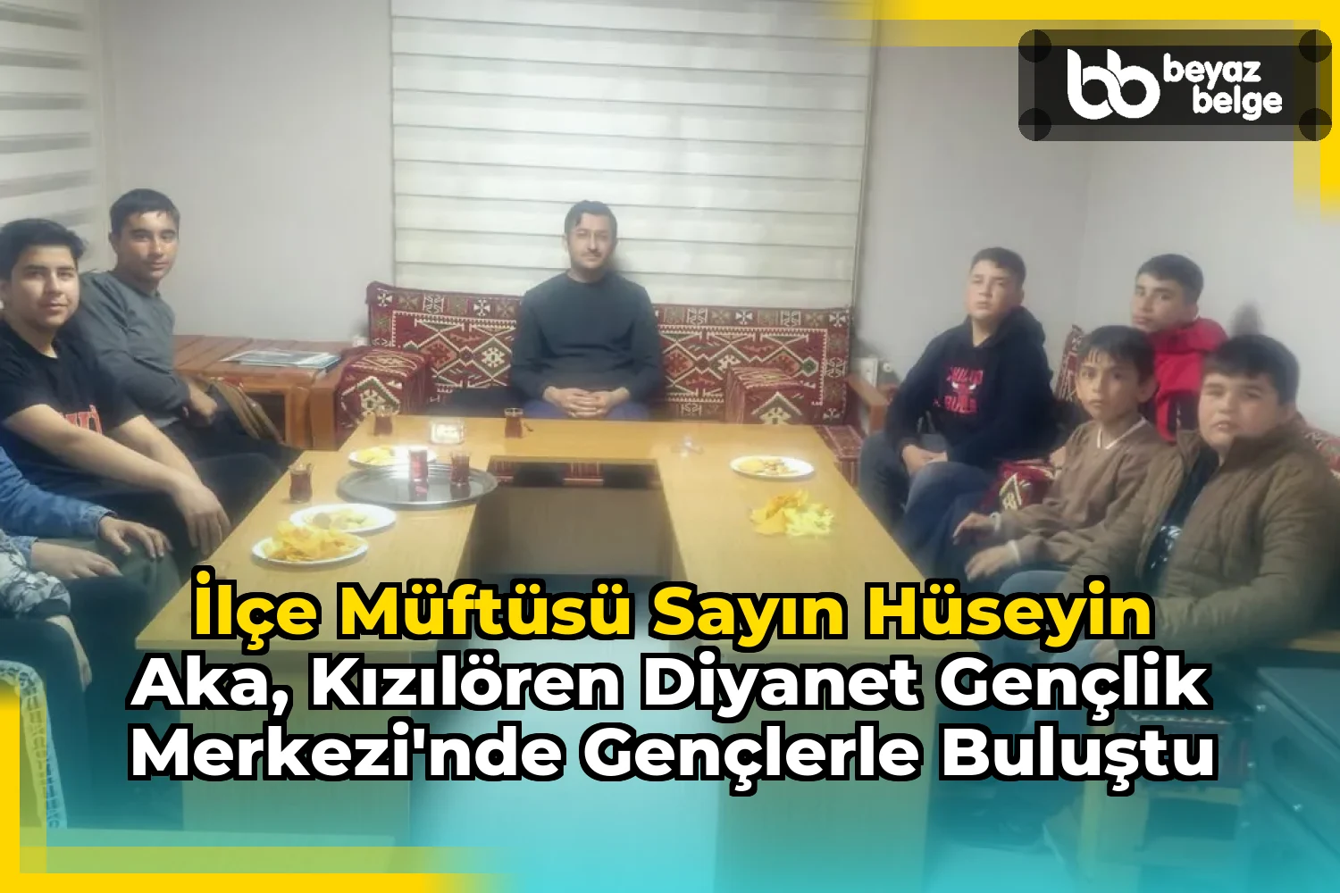 İlçe Müftüsü Sayın Hüseyin Aka, Kızılören Diyanet Gençlik Merkezi'nde Gençlerle Buluştu