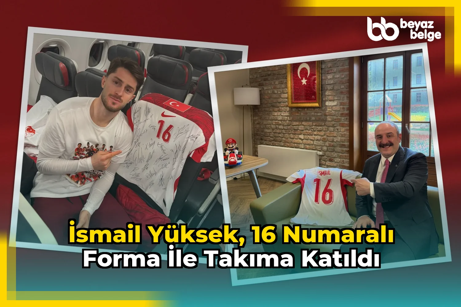 İsmail Yüksek, 16 numaralı forma ile takıma katıldı
