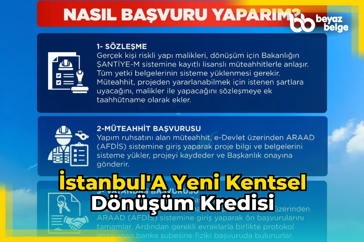 İstanbul'a Yeni Kentsel Dönüşüm Kredisi