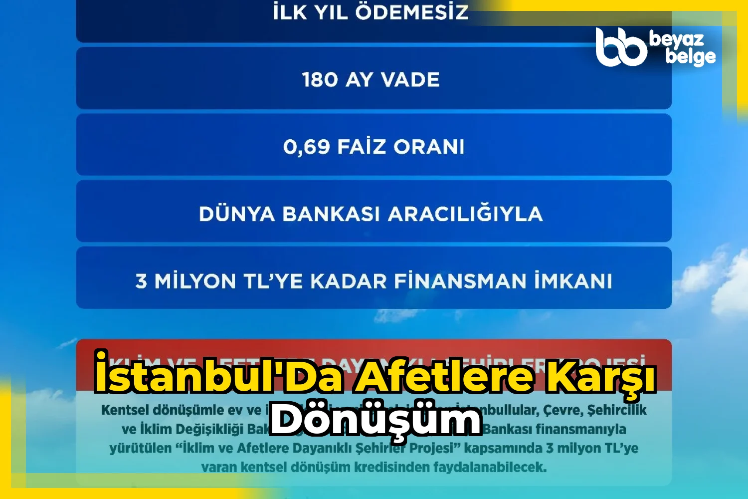 İstanbul'da Afetlere Karşı Dönüşüm