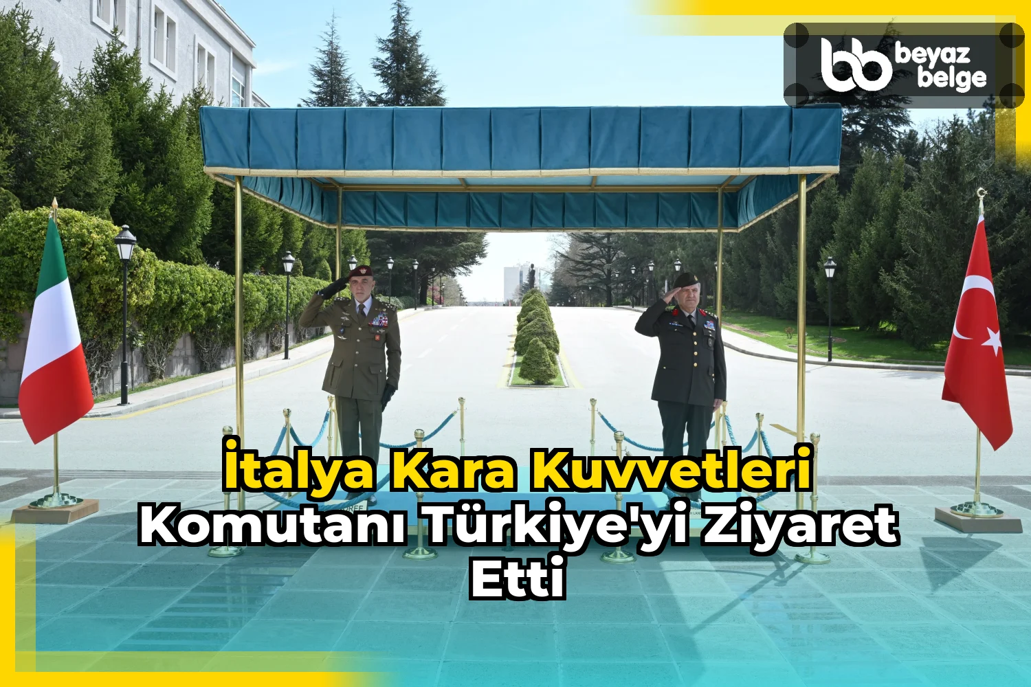 İtalya Kara Kuvvetleri Komutanı Türkiye'yi Ziyaret Etti