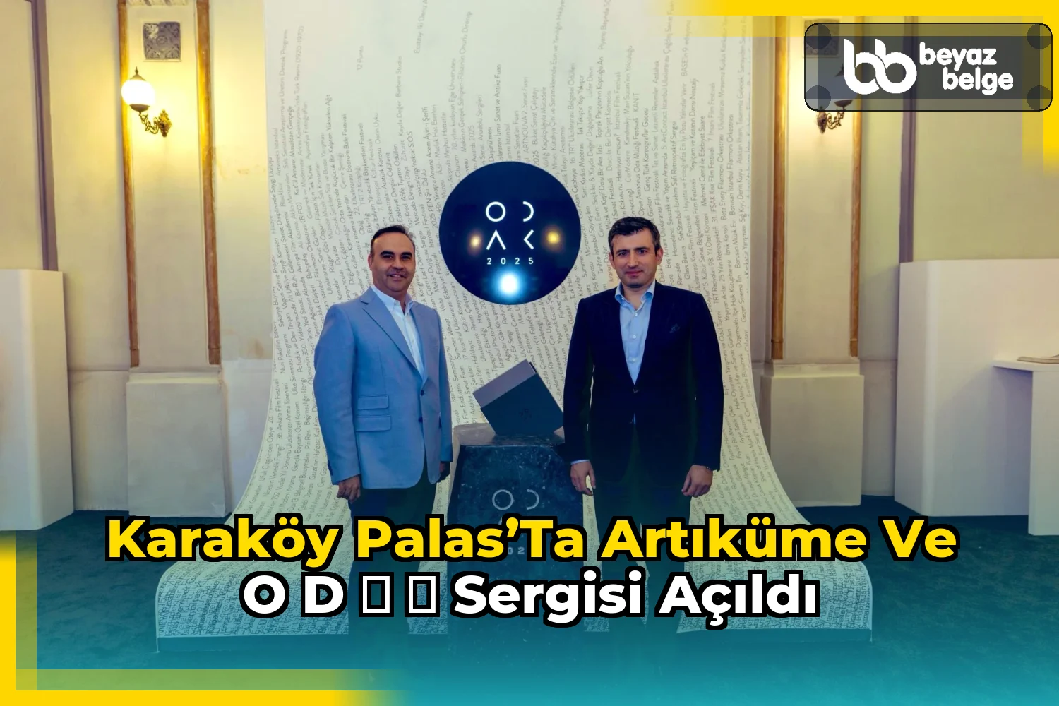 Karaköy Palas’ta ArtıKÜME ve O D Λ Ｋ Sergisi Açıldı
