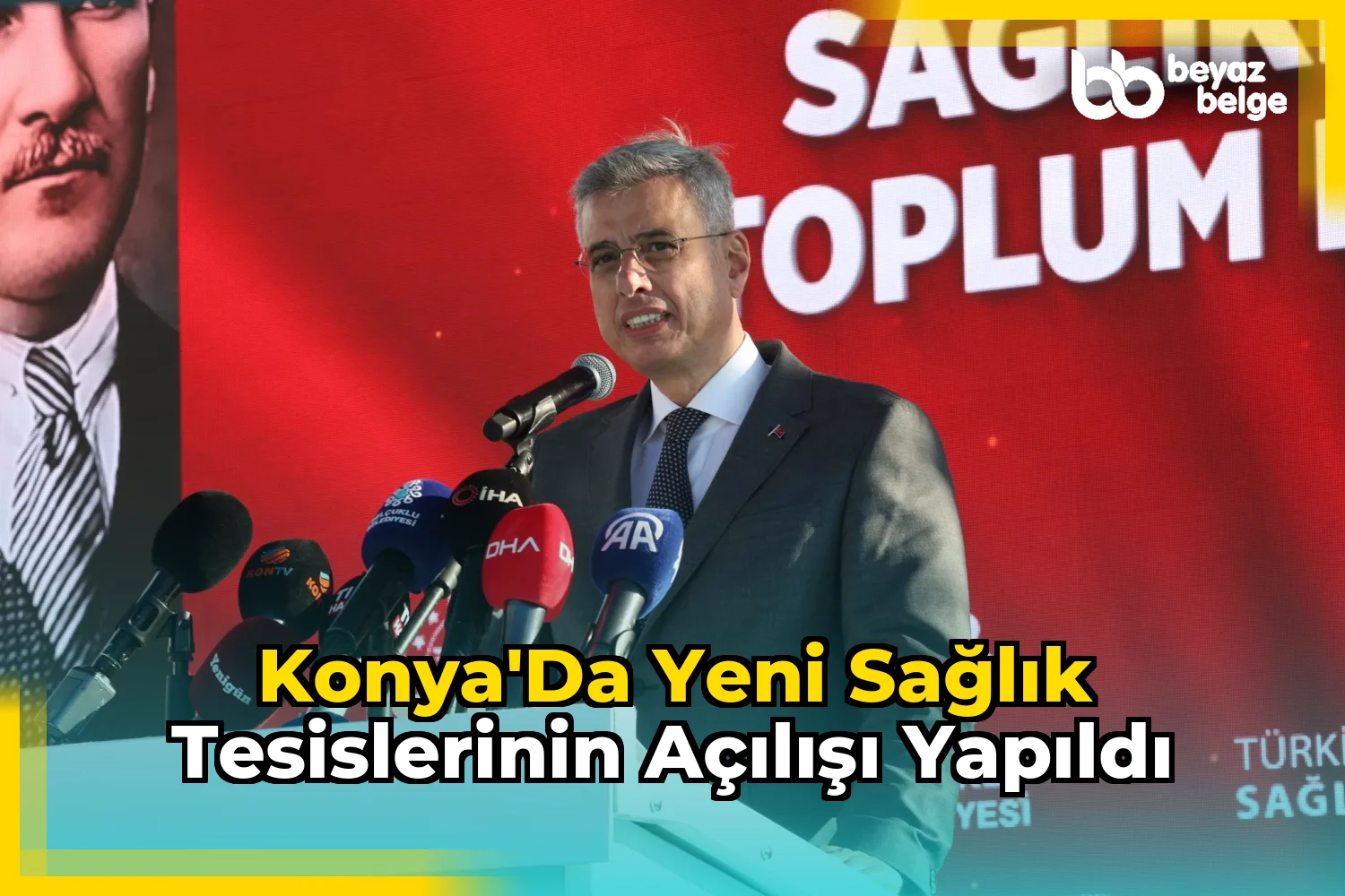 Konya'da Yeni Sağlık Tesislerinin Açılışı Yapıldı