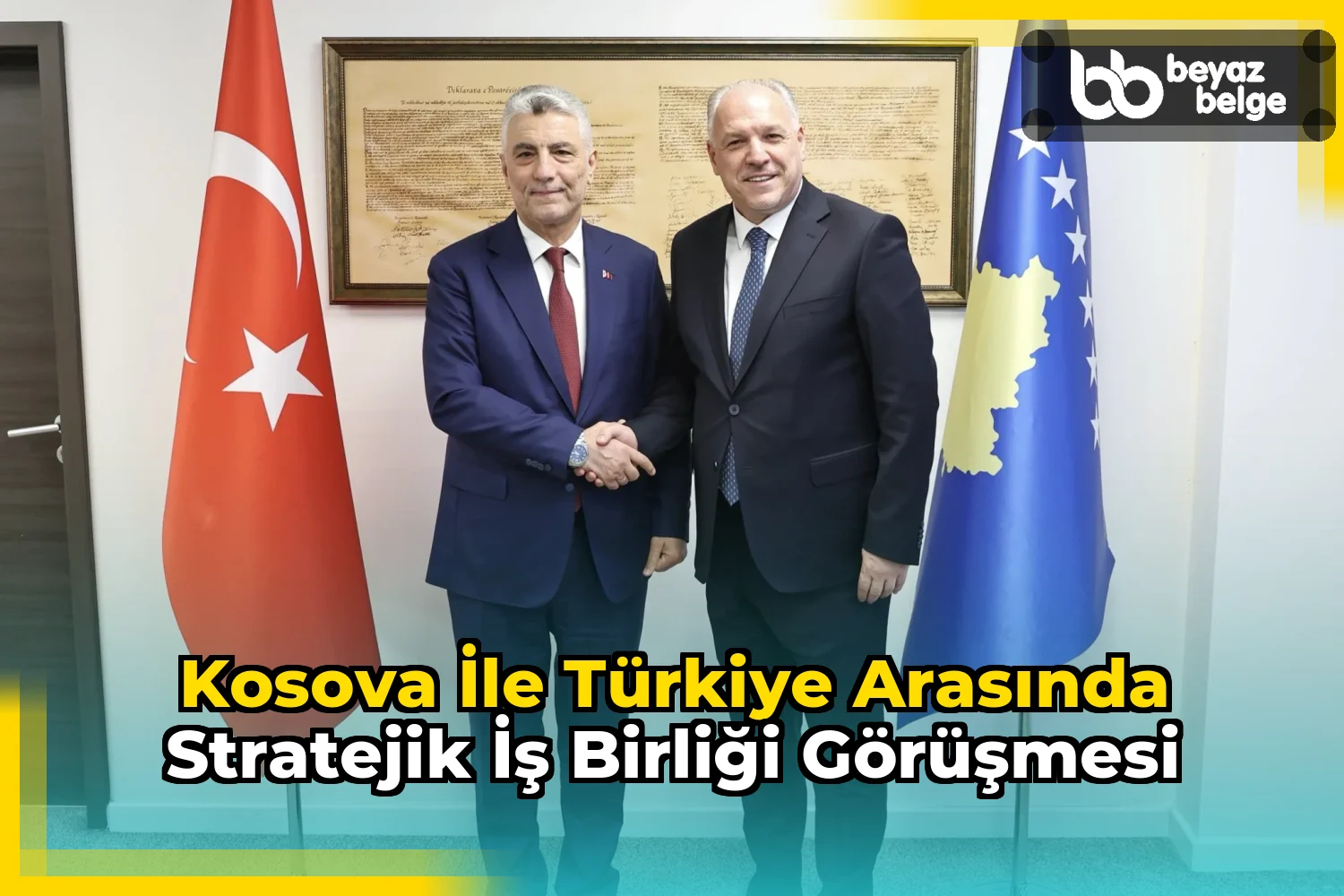 Kosova ile Türkiye arasında stratejik iş birliği görüşmesi