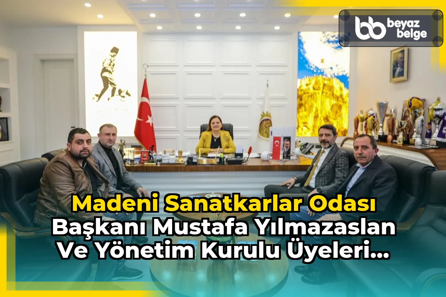 Madeni Sanatkarlar Odası Başkanı Mustafa Yılmazaslan ve Yönetim Kurulu Üyeleri Görüş Alışverişinde Bulundu