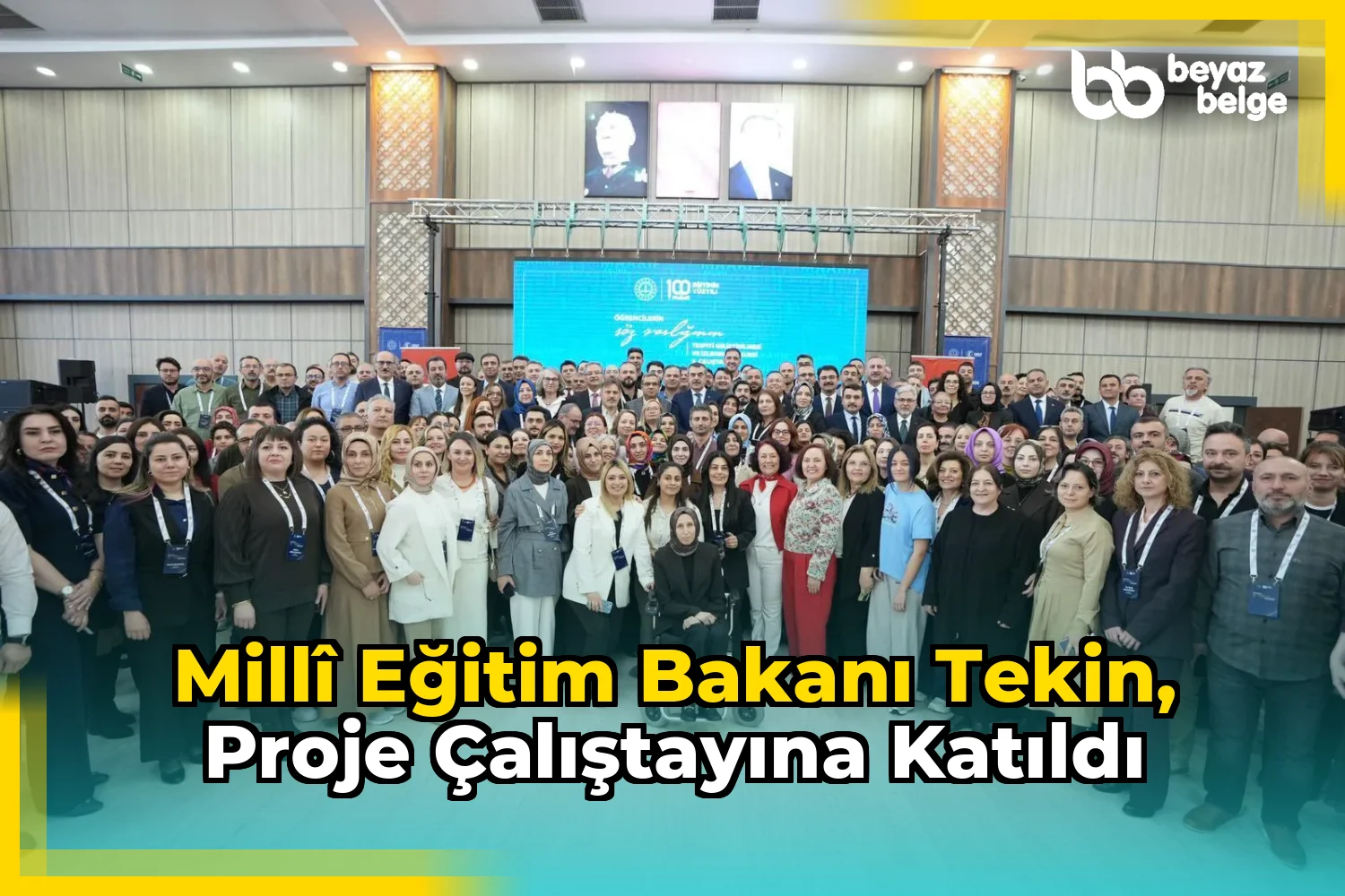 Millî Eğitim Bakanı Tekin, Proje Çalıştayına Katıldı