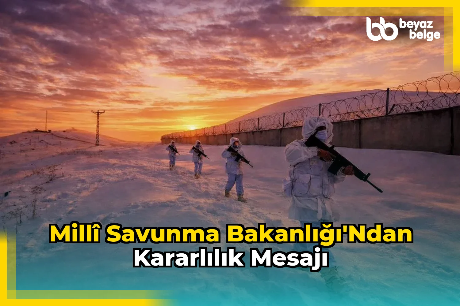 Millî Savunma Bakanlığı'ndan kararlılık mesajı