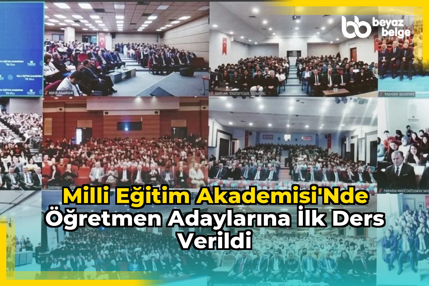 Milli Eğitim Akademisi'nde Öğretmen Adaylarına İlk Ders Verildi