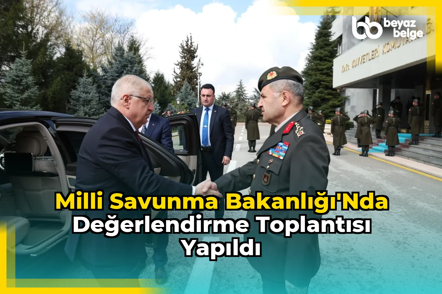 Milli Savunma Bakanlığı'nda Değerlendirme Toplantısı Yapıldı