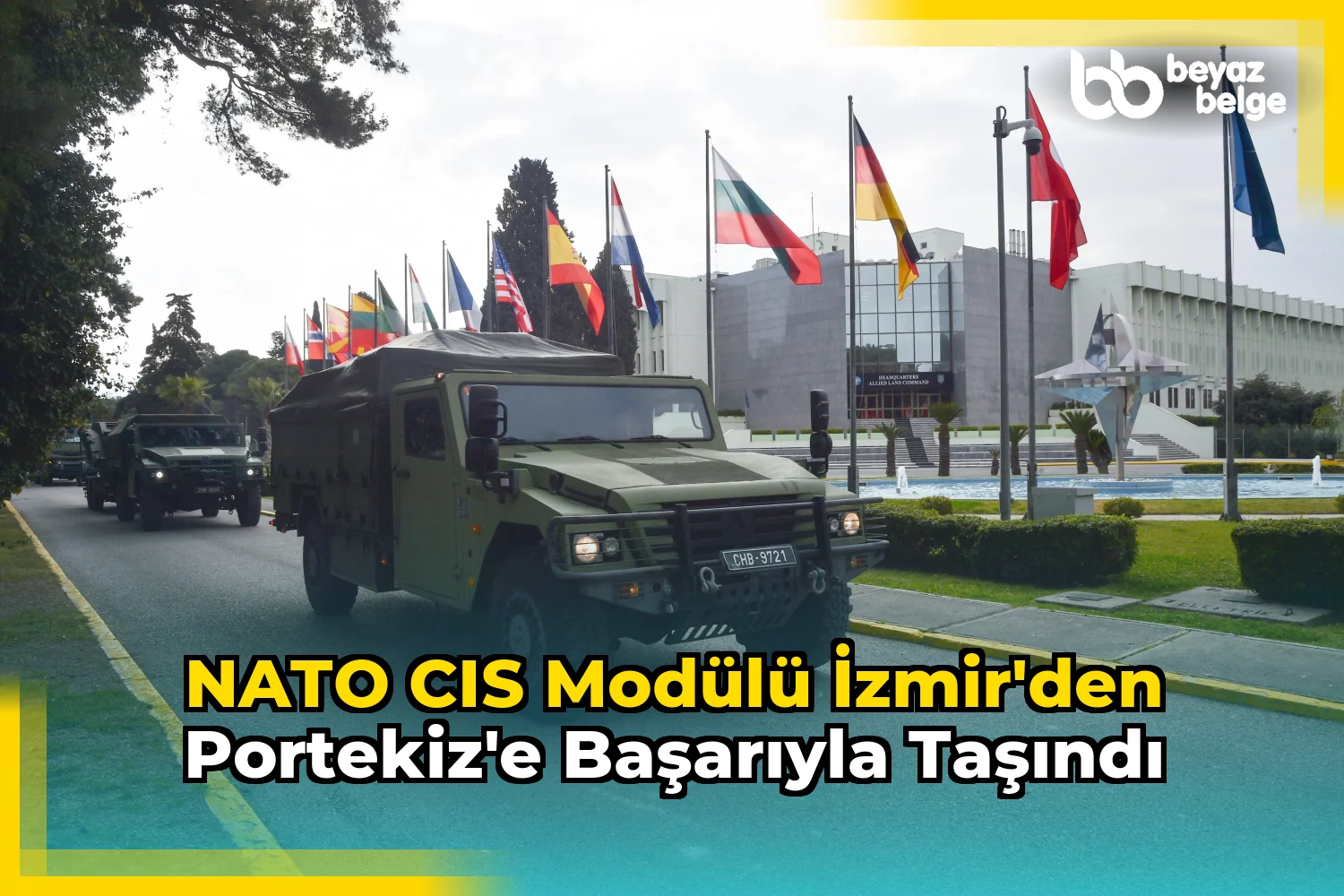 NATO CIS Modülü İzmir'den Portekiz'e başarıyla taşındı