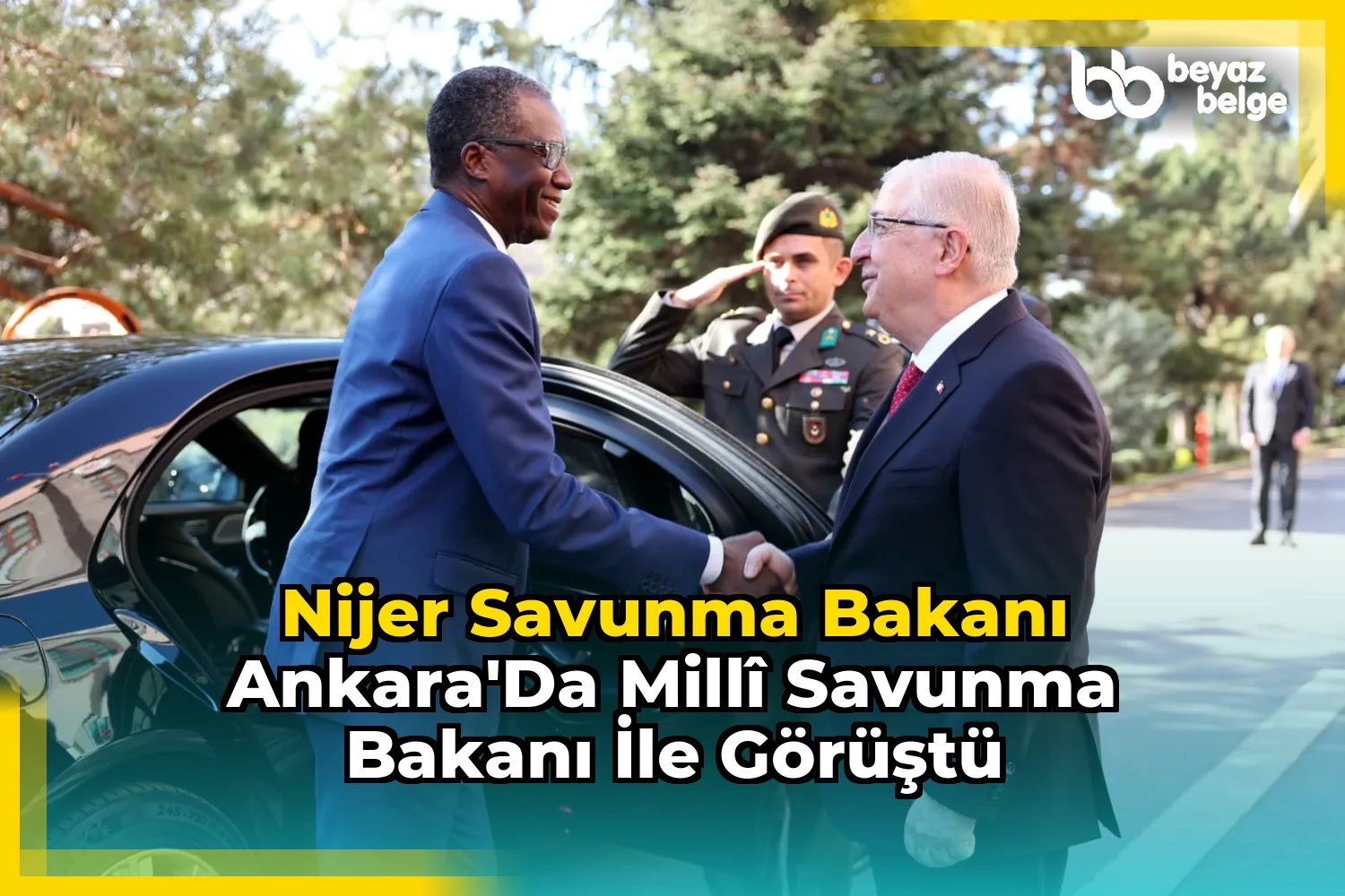Nijer Savunma Bakanı Ankara'da Millî Savunma Bakanı ile Görüştü