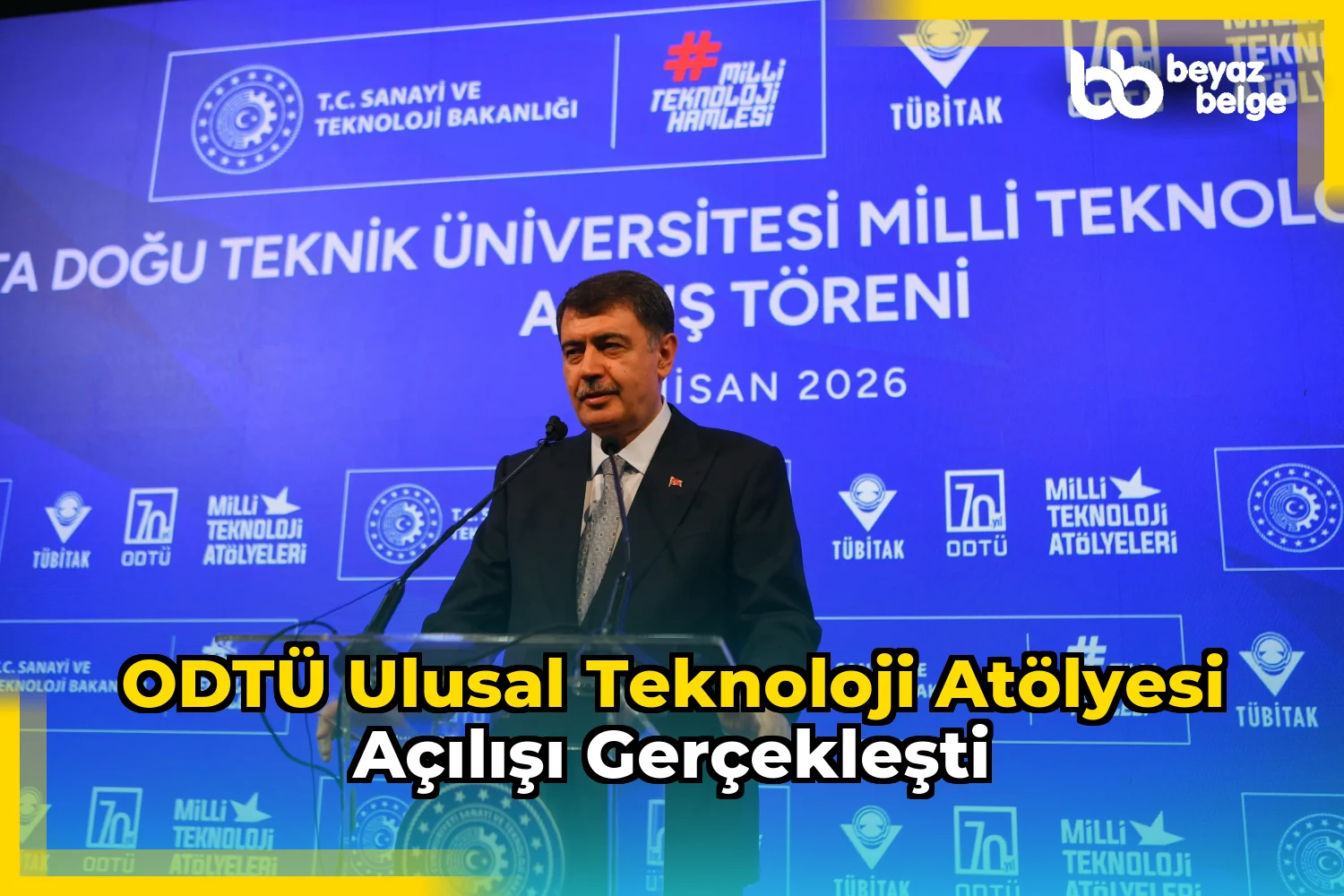 ODTÜ Ulusal Teknoloji Atölyesi Açılışı Gerçekleşti