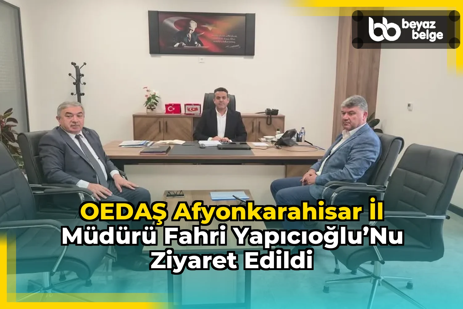 OEDAŞ Afyonkarahisar İl Müdürü Fahri Yapıcıoğlu’nu Ziyaret Edildi