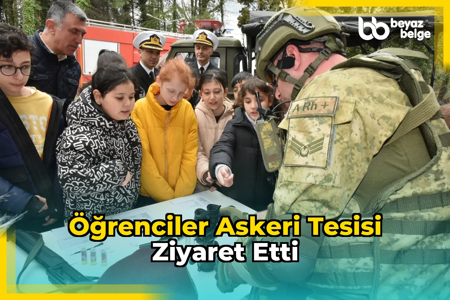 Öğrenciler Askeri Tesisi Ziyaret Etti