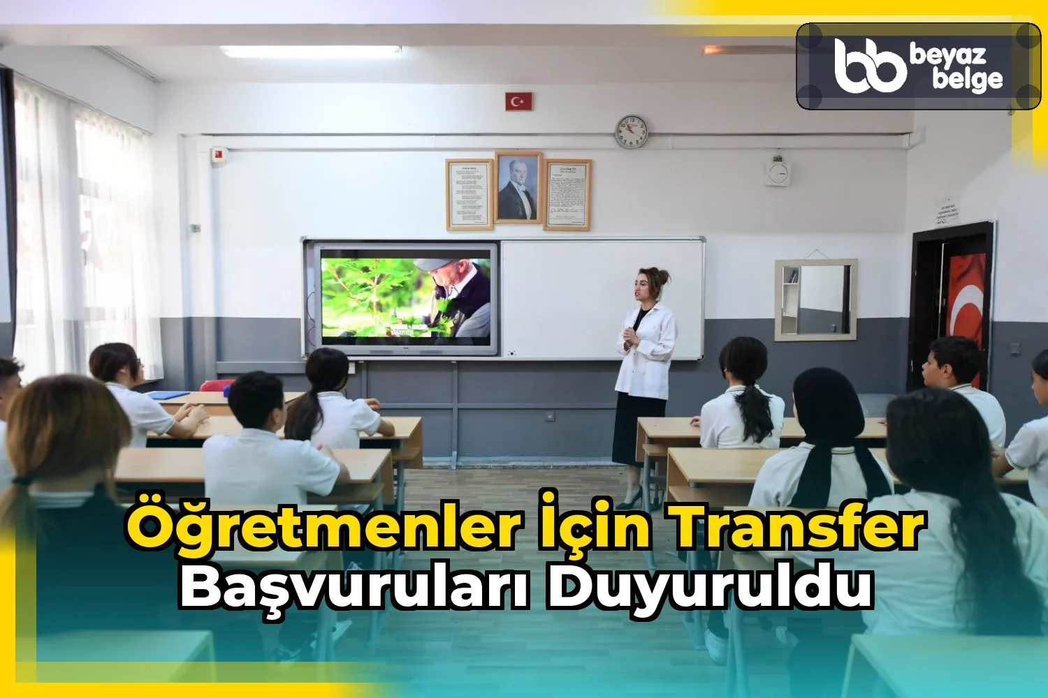 Öğretmenler için transfer başvuruları duyuruldu