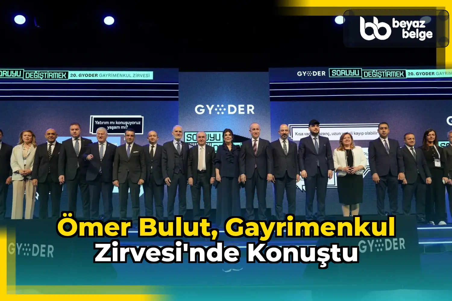 Ömer Bulut, Gayrimenkul Zirvesi'nde konuştu