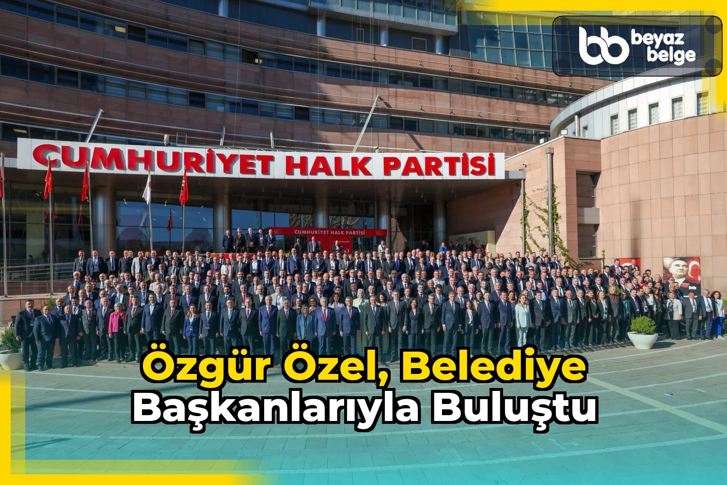 Özgür Özel, belediye başkanlarıyla buluştu
