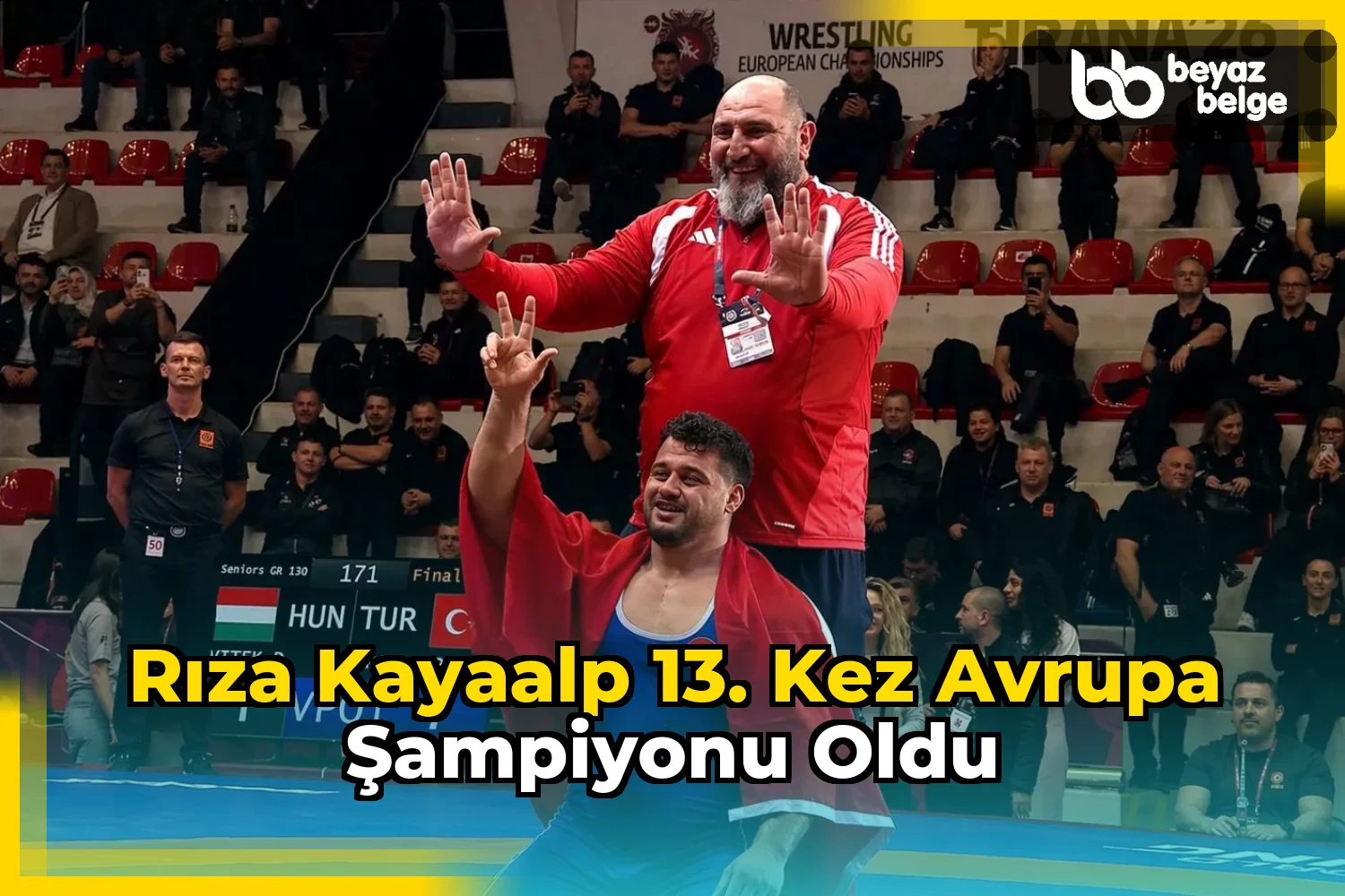 Rıza Kayaalp 13. kez Avrupa Şampiyonu oldu