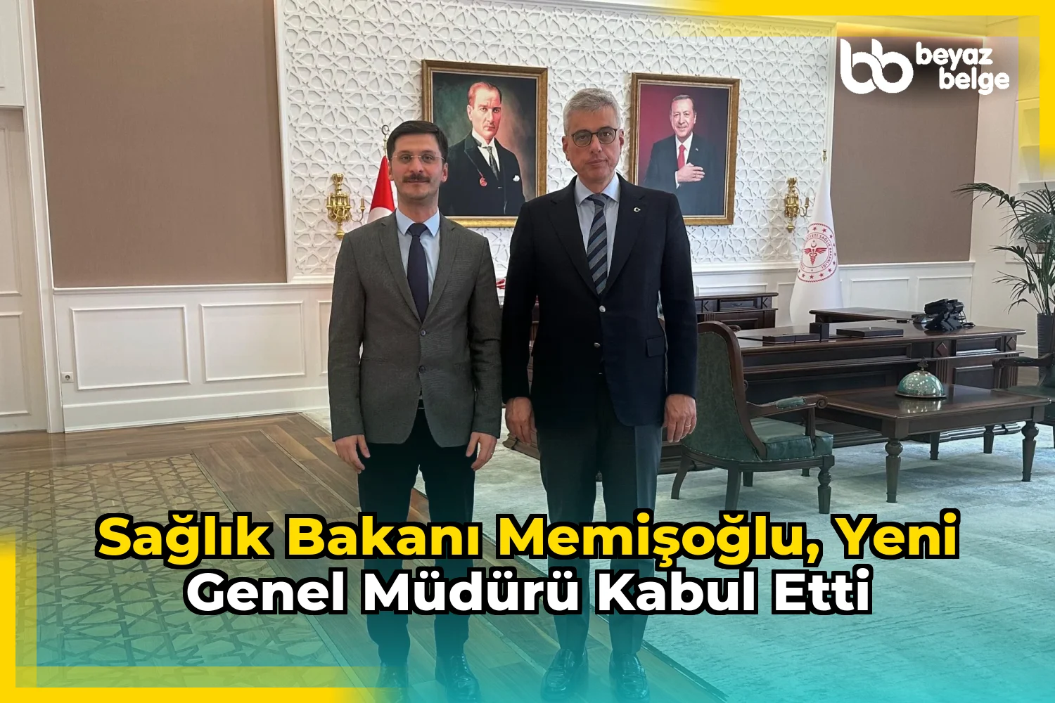 Sağlık Bakanı Memişoğlu, Yeni Genel Müdürü Kabul Etti