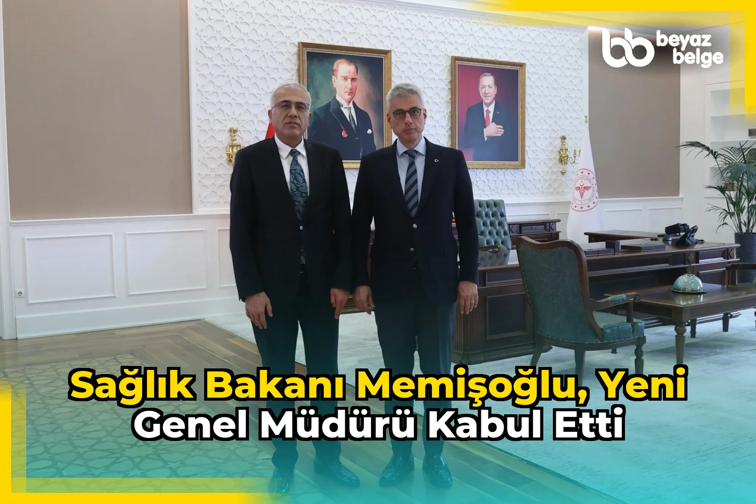 Sağlık Bakanı Memişoğlu, Yeni Genel Müdürü Kabul Etti