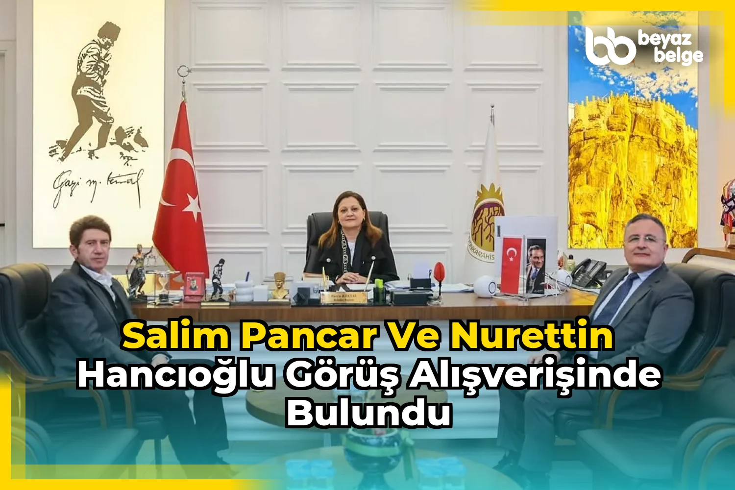 Salim Pancar ve Nurettin Hancıoğlu Görüş Alışverişinde Bulundu