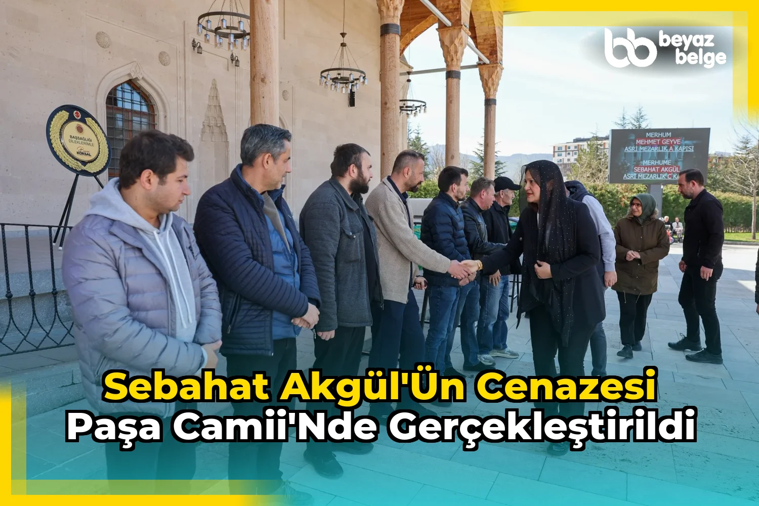 Sebahat Akgül'ün cenazesi Paşa Camii'nde gerçekleştirildi