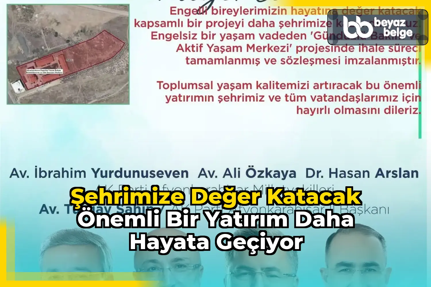 Şehrimize Değer Katacak Önemli Bir Yatırım Daha Hayata Geçiyor