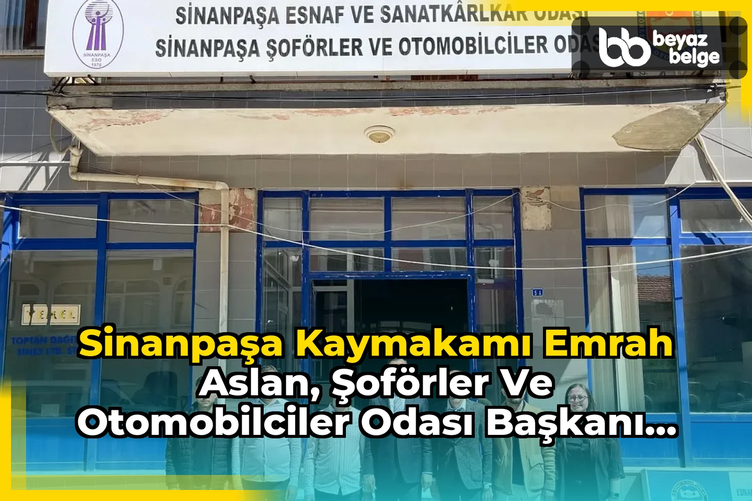 Sinanpaşa Kaymakamı Emrah Aslan, Şoförler ve Otomobilciler Odası Başkanı Mehmet Müjde'ye İade-i Ziyarette Bulundu