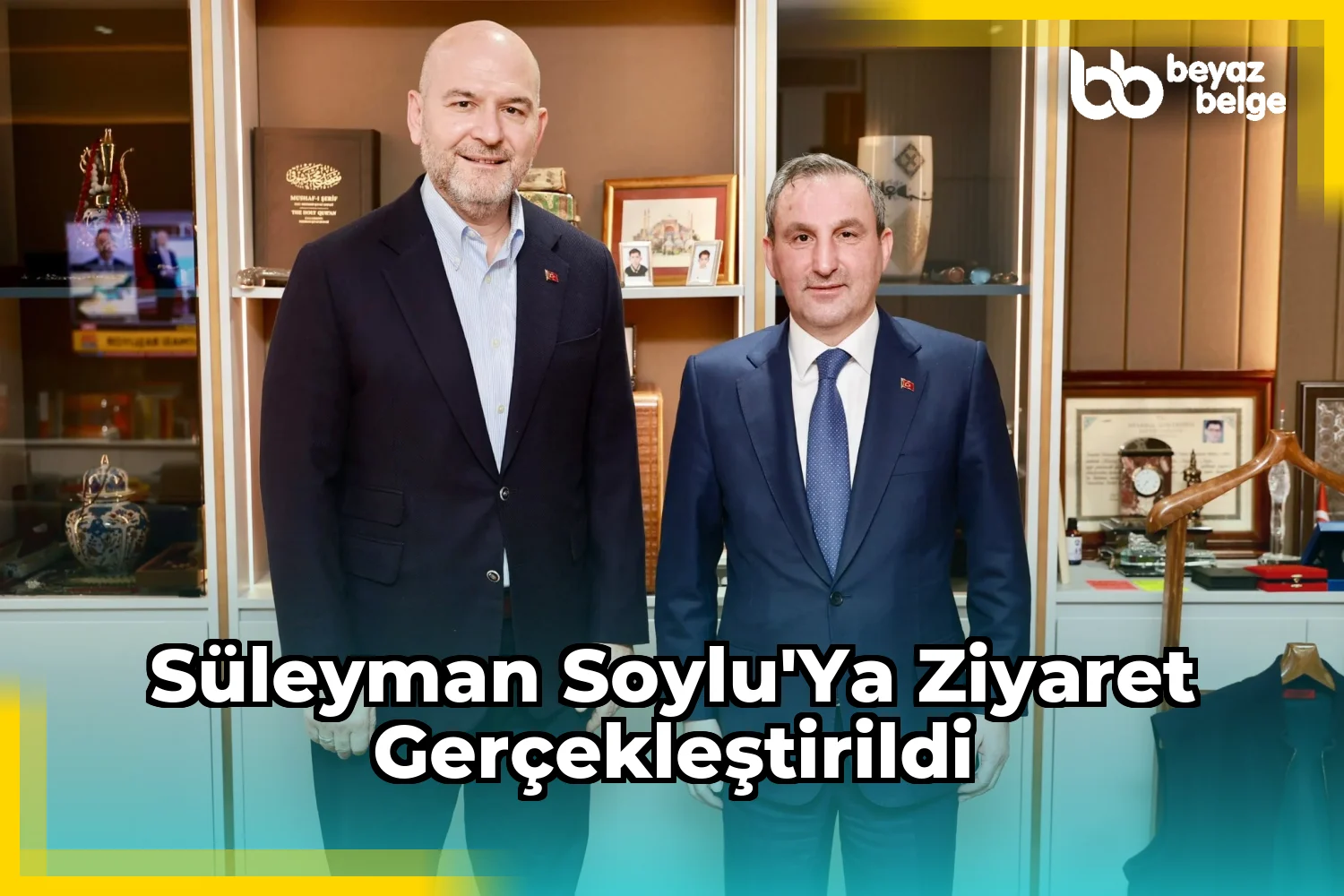 Süleyman Soylu'ya ziyaret gerçekleştirildi