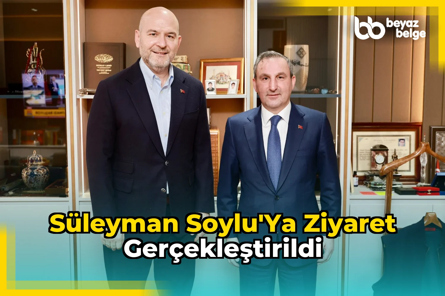 Süleyman Soylu'ya ziyaret gerçekleştirildi