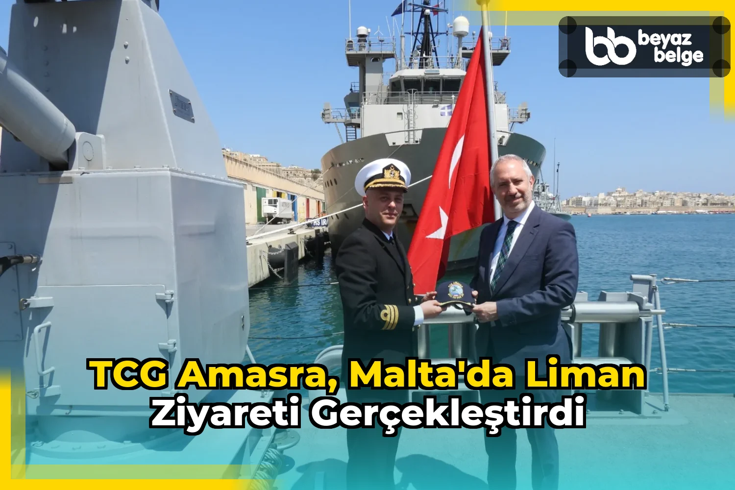 TCG Amasra, Malta'da Liman Ziyareti Gerçekleştirdi