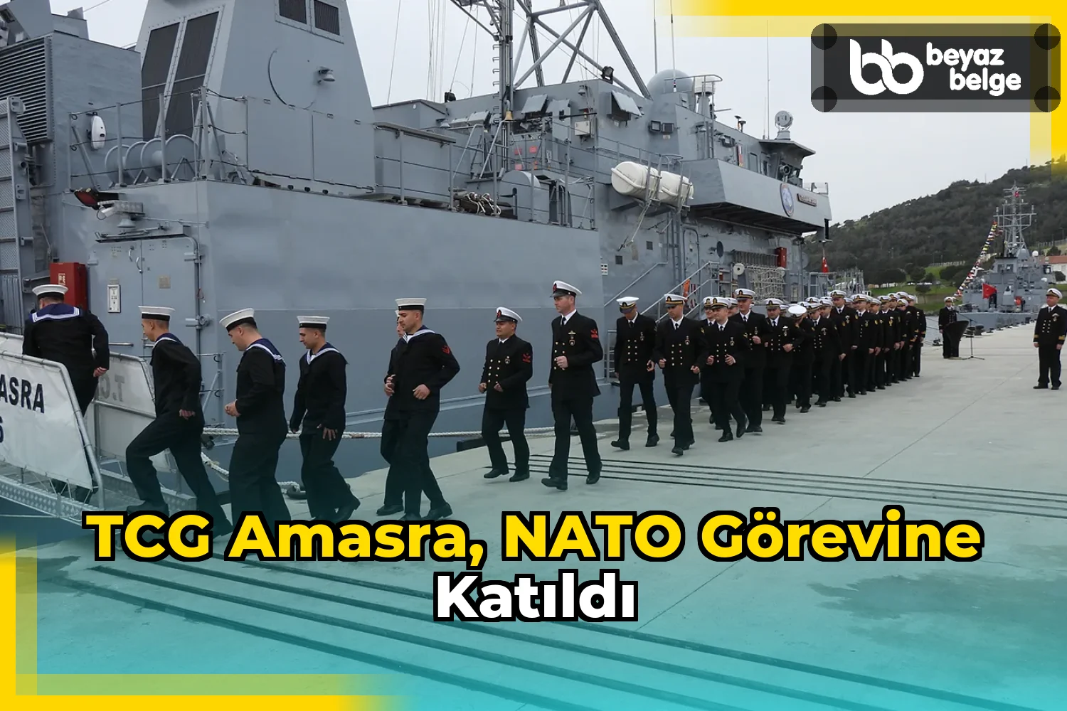 TCG Amasra, NATO Görevine Katıldı
