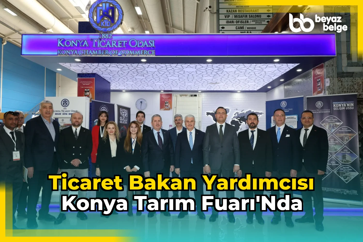 Ticaret Bakan Yardımcısı Konya Tarım Fuarı'nda